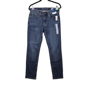 Old Navy Mens Blue Medium Wash Stretch Denim Skinny Jeans Size 30x30 NWT